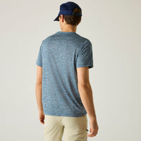 REGATTA Men's Fingal Edition Marl T-Shirt - Blue