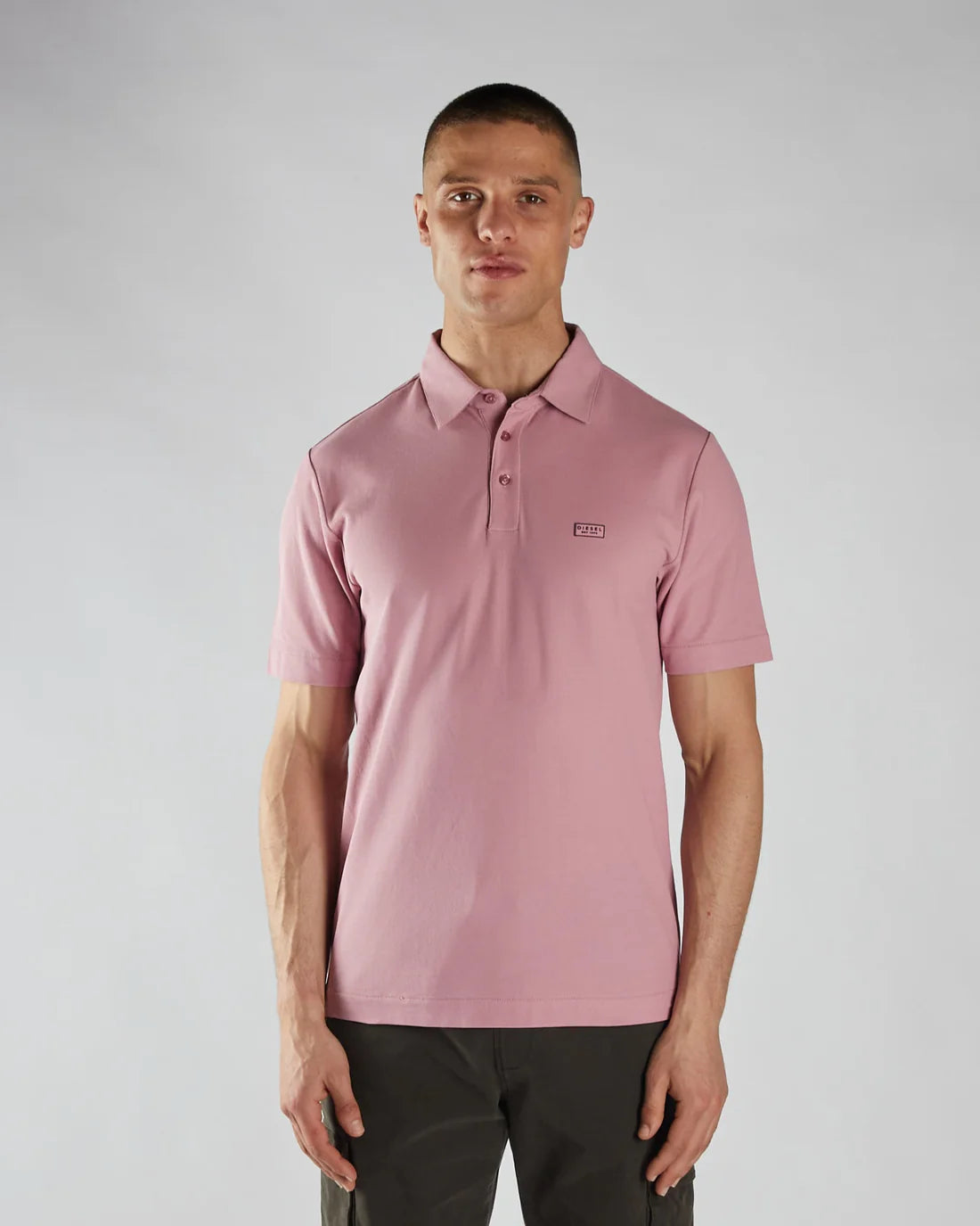 DIESEL Men's Ronan Polo - Pink