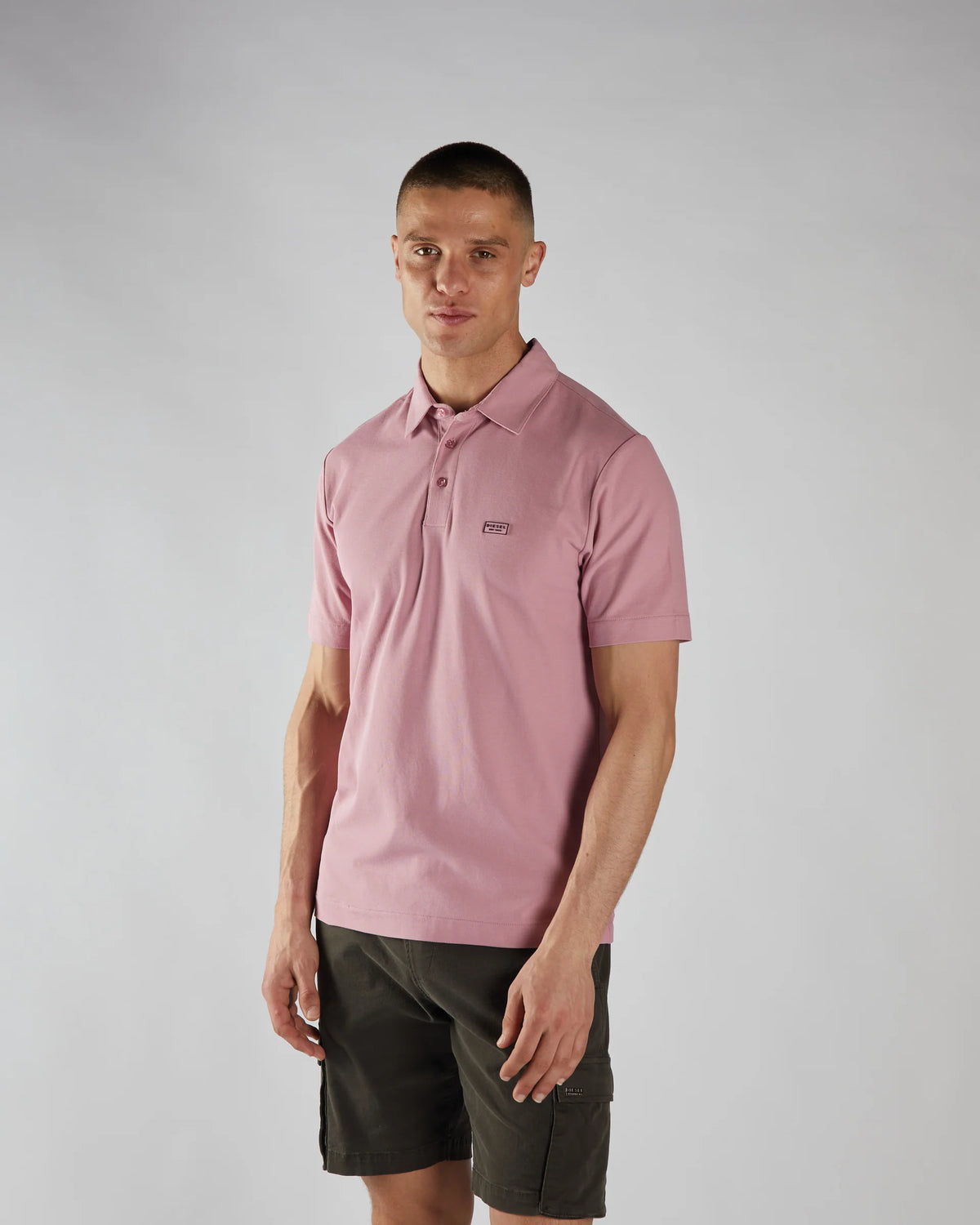DIESEL Men's Ronan Polo - Pink