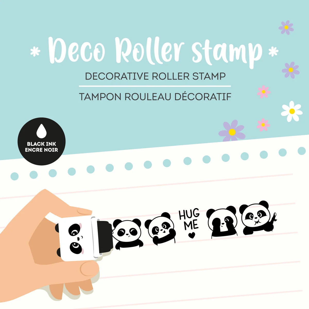 LEGAMI Decorative Roller Stamp - Panda