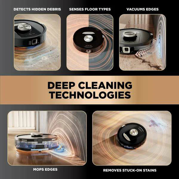 SHARK Power Detect Never Touch Pro 2-in-1 Robot Vacuum & Mop | RV2800ZEUK