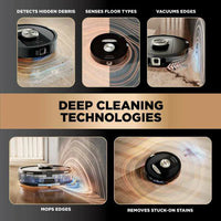 SHARK Power Detect Never Touch Pro 2-in-1 Robot Vacuum & Mop | RV2800ZEUK
