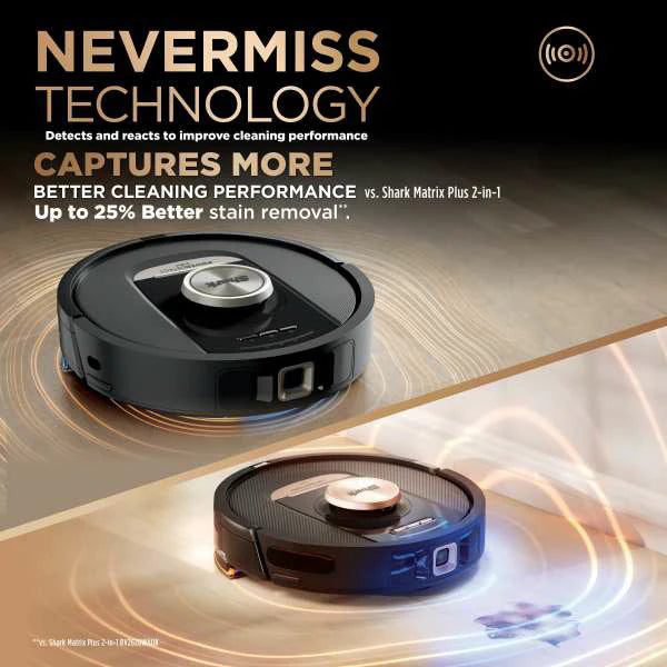SHARK Power Detect Never Touch Pro 2-in-1 Robot Vacuum & Mop | RV2800ZEUK