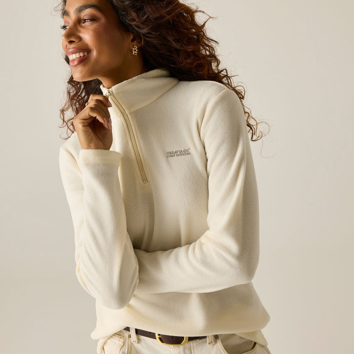 REGATTA Women's Sweethart Lightweight Half-Zip Fleece - Cream