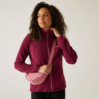 REGATTA Women's Floreo IV Full Zip Fleece - Burgundy