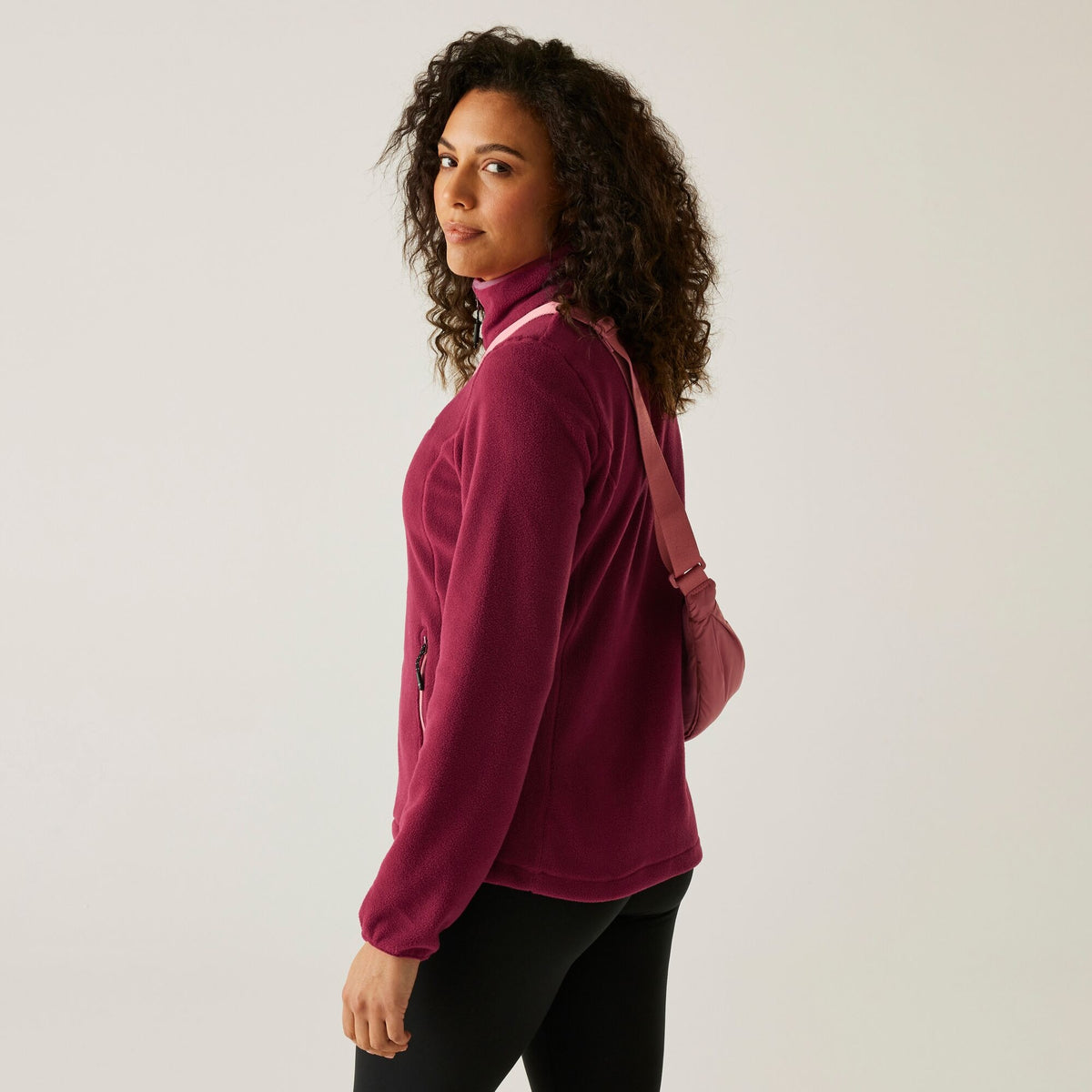 REGATTA Women's Floreo IV Full Zip Fleece - Burgundy