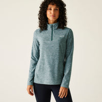 REGATTA Women's Sweetheart Marl Half Zip Fleece - Green