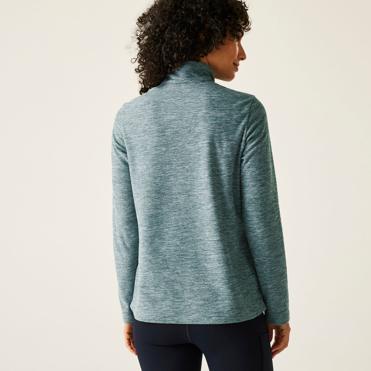 REGATTA Women's Sweetheart Marl Half Zip Fleece - Green