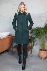 RANT & RAVE Kyrie Tailored Coat - Green