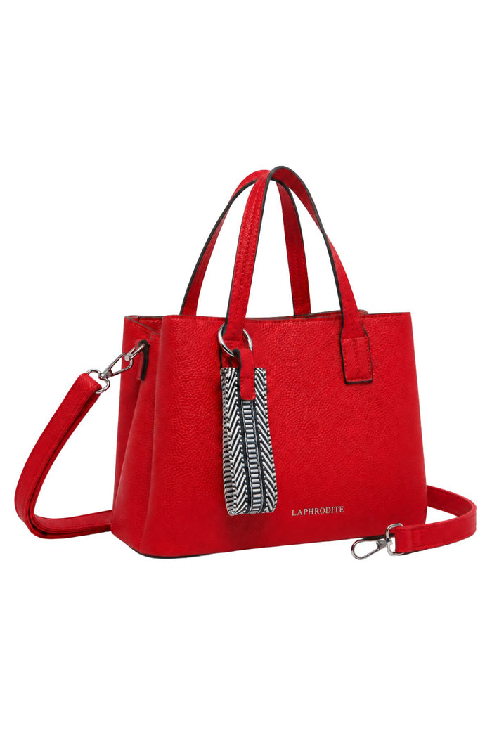 COPE CLOTHING Handbag with Tassel - Red