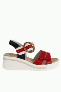 REDZ Wedge Sandal - Marine