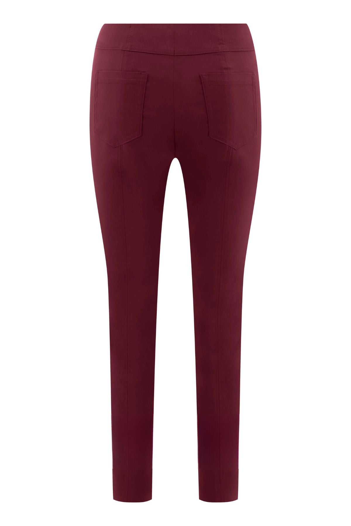 ROBELL Bella 09 Straight Fit 7/8 Trouser - Wine