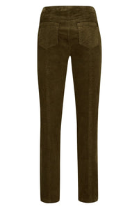ROBELL Efi 78cm Cord Trouser - Brown
