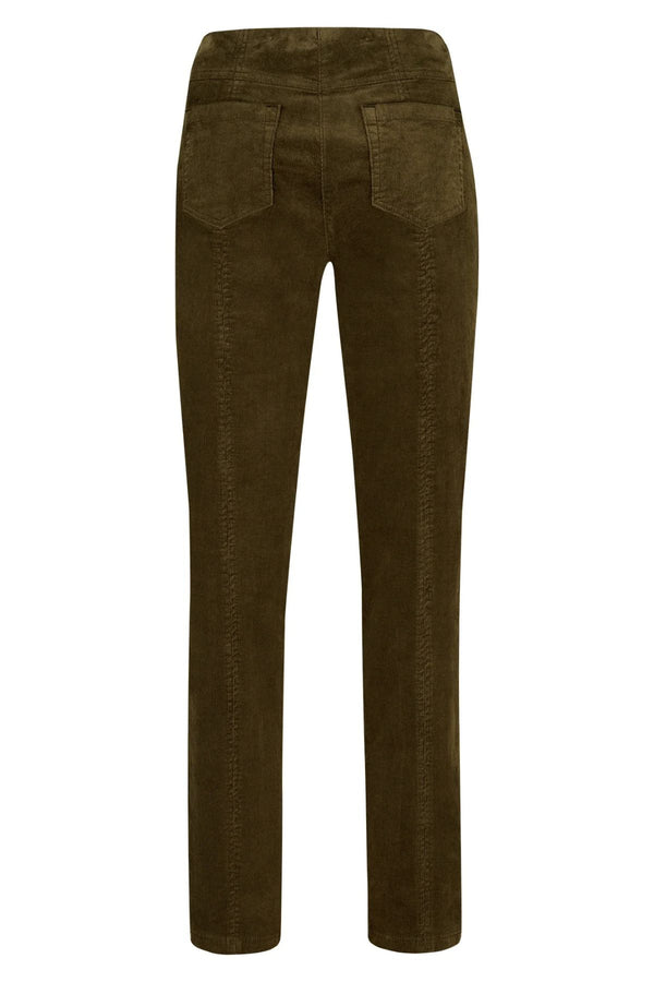 ROBELL Efi 78cm Cord Trouser - Brown