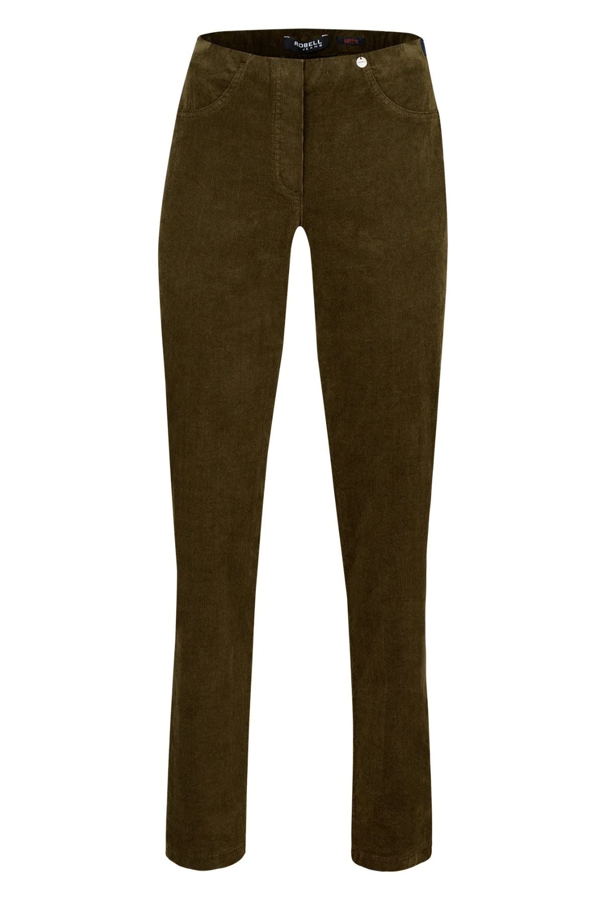 ROBELL Efi 78cm Cord Trouser - Brown