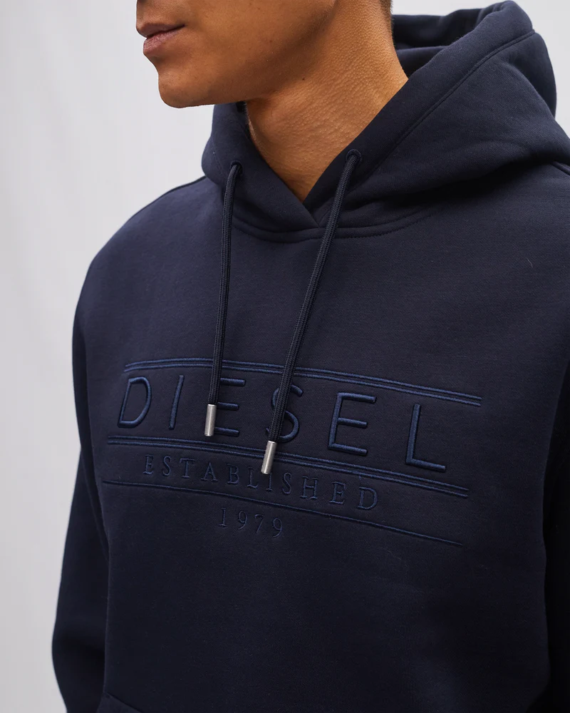 DIESEL Men's Salvatore Hoody - Midnght