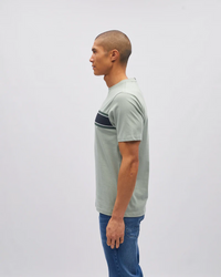 DIESEL Sammy Cotton O-Neck T-Shirt - Tidal Green
