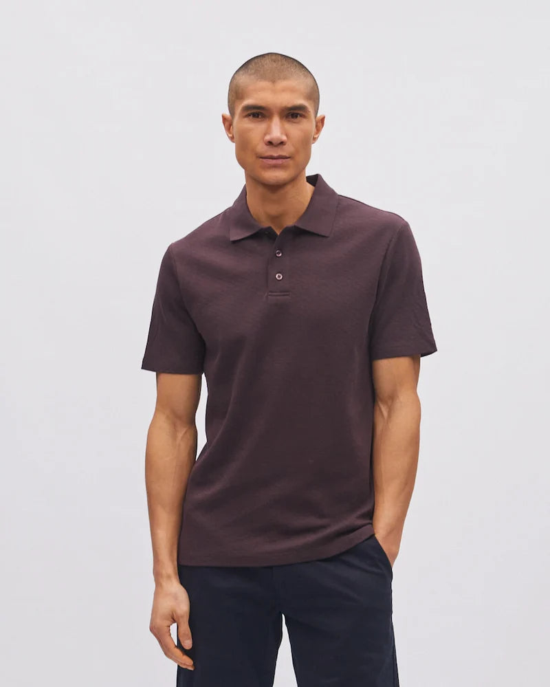 DIESEL Men's Serge Polo - Dark Prune