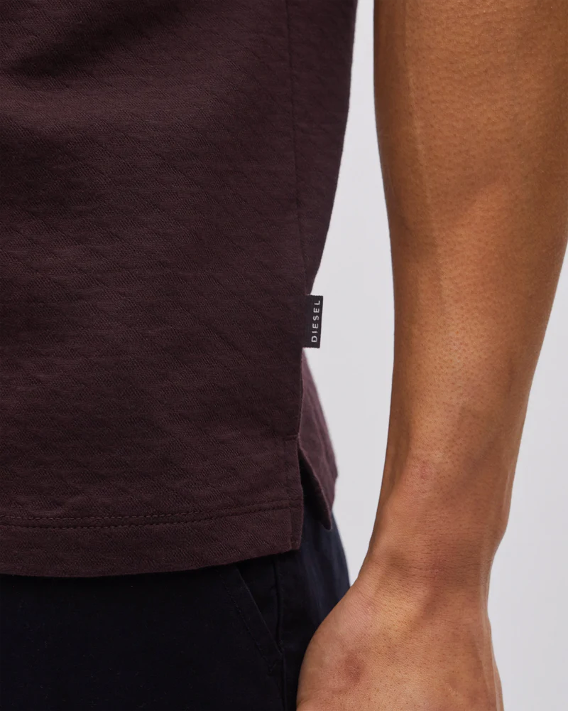DIESEL Men's Serge Polo - Dark Prune