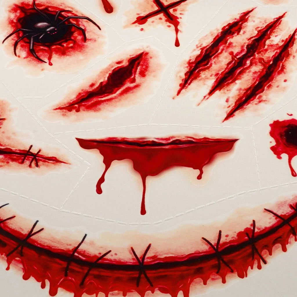 LEGAMI Temporary Halloween Face and Body Scar Tattoos