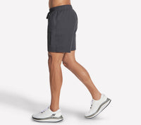 SKECHERS Men's Weekend 7 Inch Shorts - Black/Charcoal