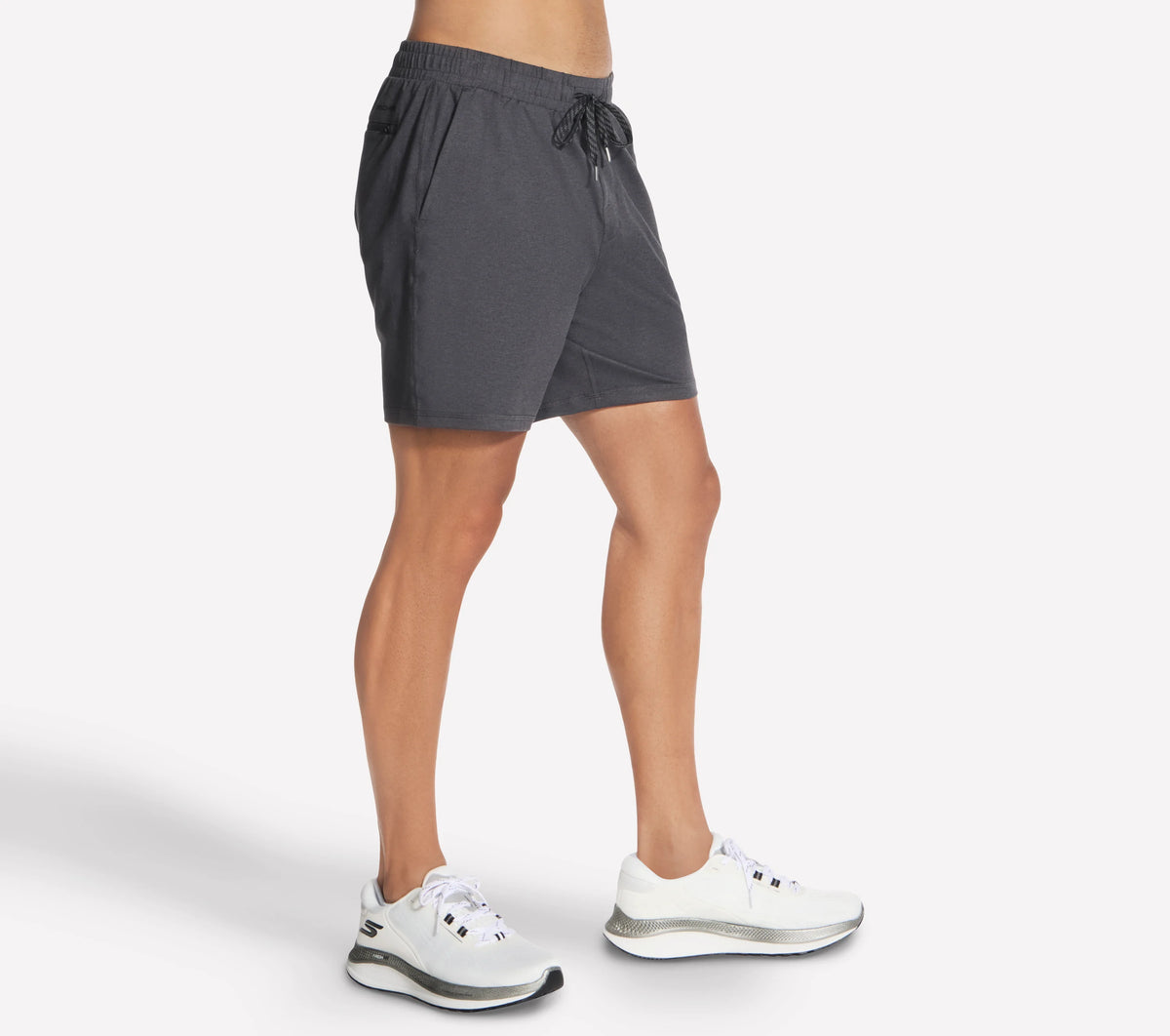 SKECHERS Men's Weekend 7 Inch Shorts - Black/Charcoal