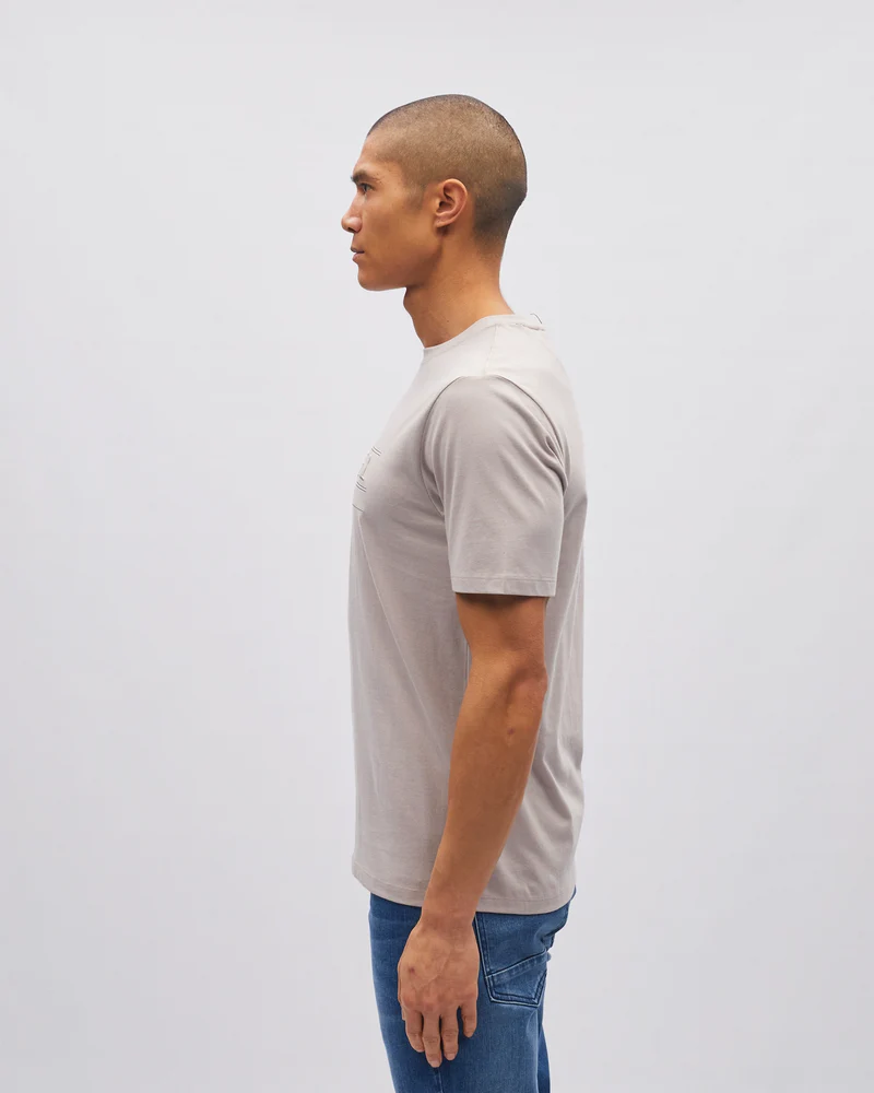 DIESEL Shay Cotton O-Neck T-Shirt - Beachcomber