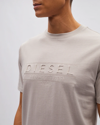 DIESEL Shay Cotton O-Neck T-Shirt - Beachcomber