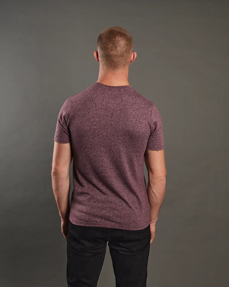 DIESEL Basic Sky O-Neck T-Shirt - Wine Port