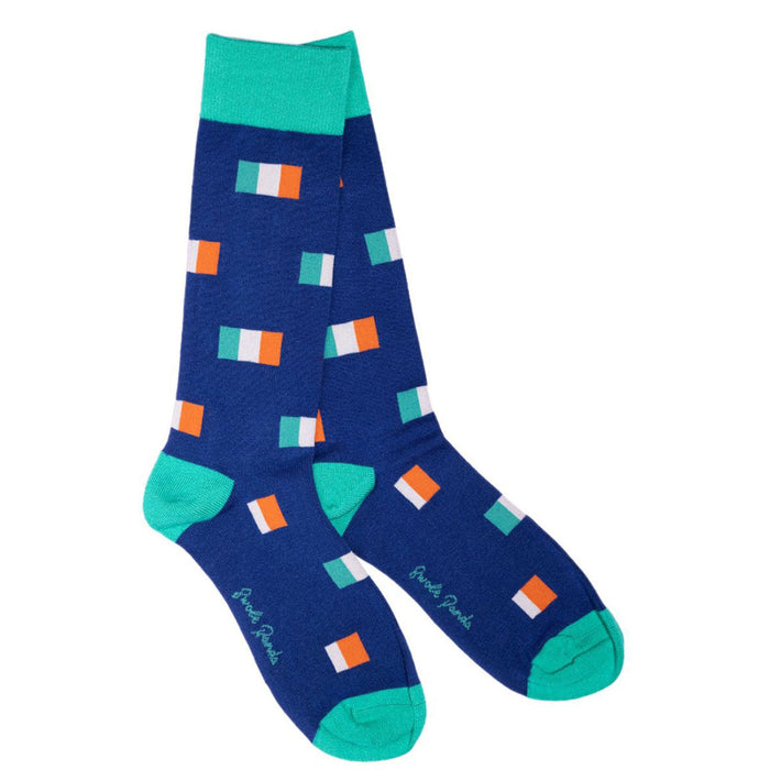 SWOLE PANDA Irish Flag Sock - Blue