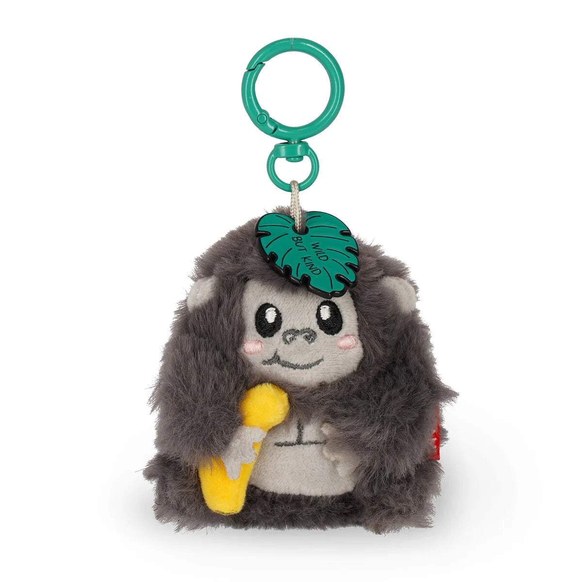 LEGAMI Gorilla Plush Key Ring - Tiny Super Soft!