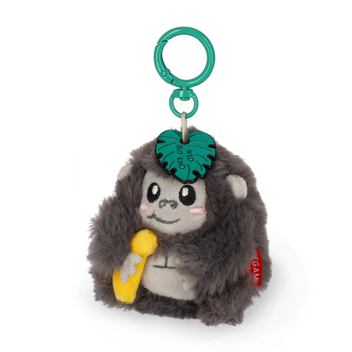 LEGAMI Gorilla Plush Key Ring - Tiny Super Soft!