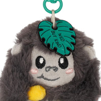 LEGAMI Gorilla Plush Key Ring - Tiny Super Soft!