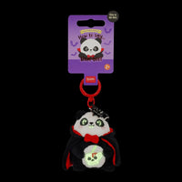 LEGAMI Halloween Panda Plush Key Ring "Bam-Boo!" - Tiny Super Soft!