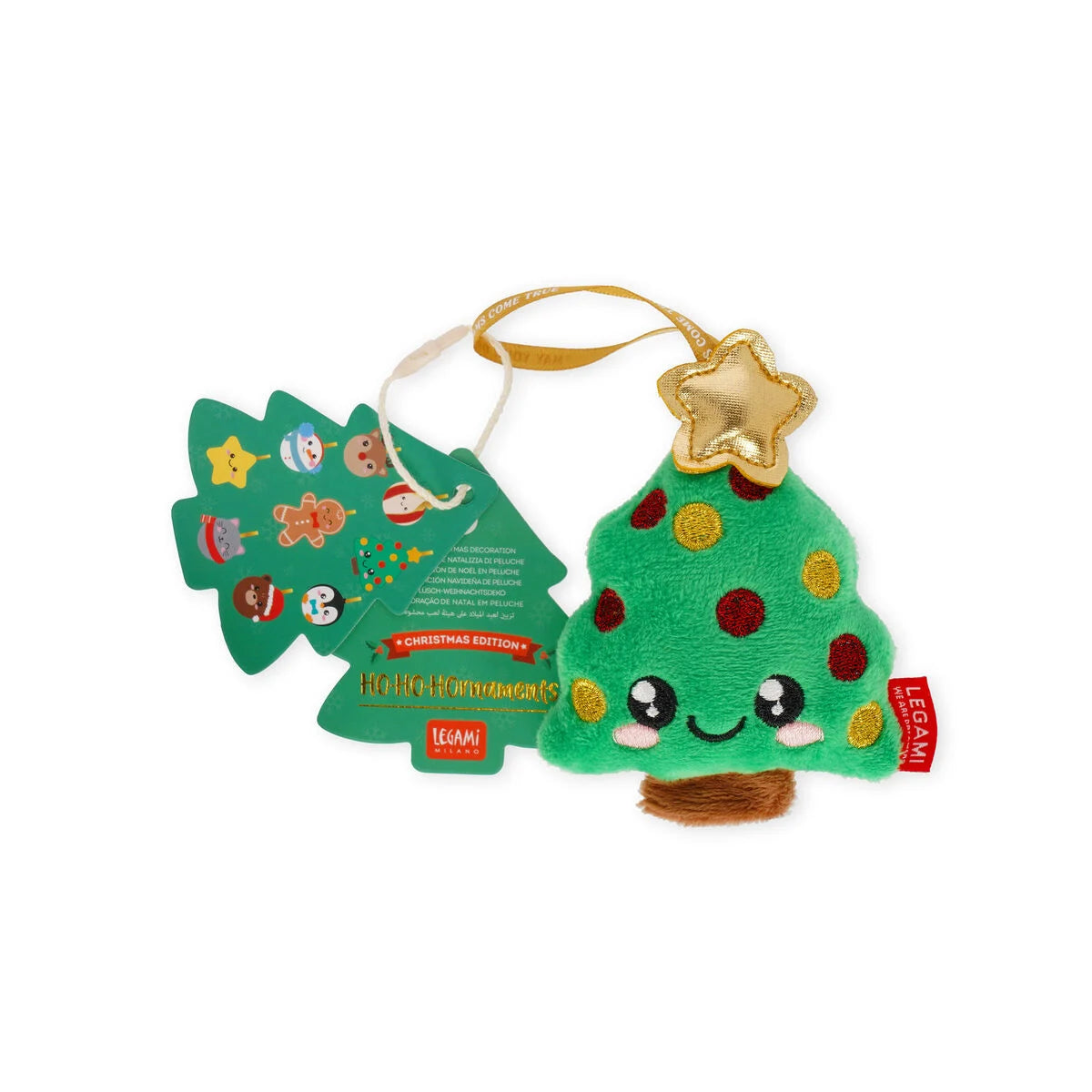 LEGAMI Plush Christmas Decoration - Christmas Tree - Oh-Oh-Ohrnaments