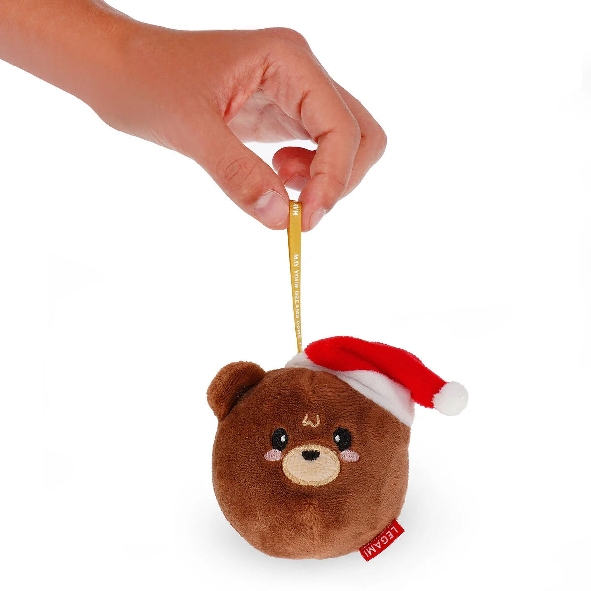 LEGAMI Plush Christmas Decoration - Teddy Bear - Oh-Oh-Ohrnaments