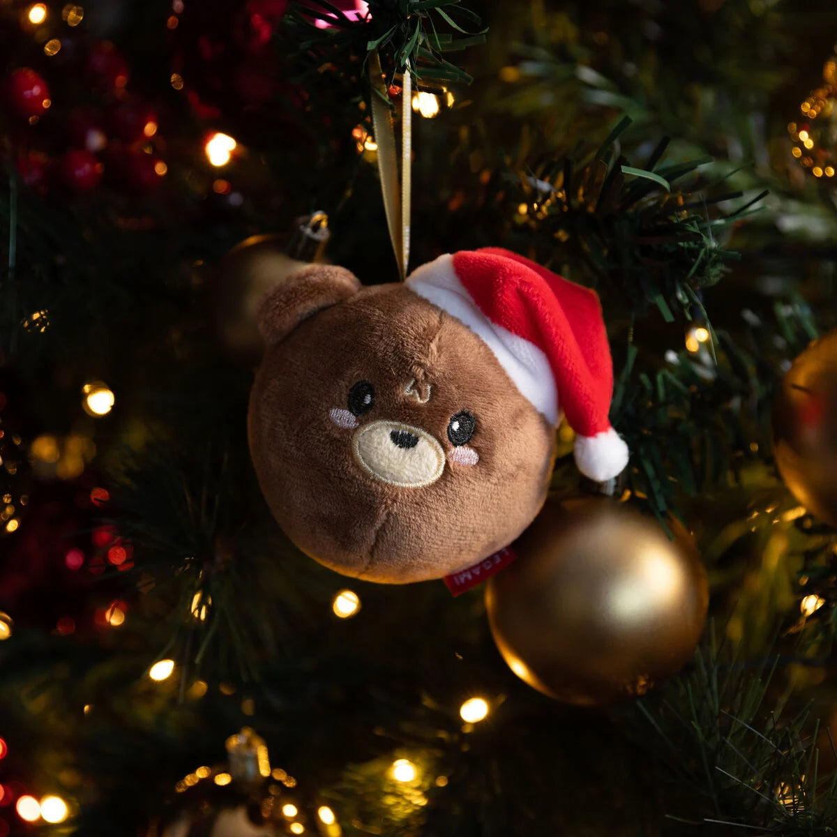 LEGAMI Plush Christmas Decoration - Teddy Bear - Oh-Oh-Ohrnaments