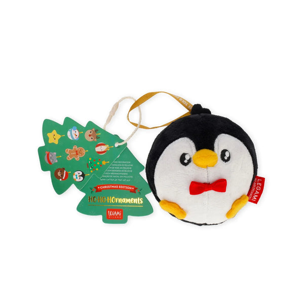 LEGAMI Plush Christmas Decoration - Penguin - Oh-Oh-Ohrnaments