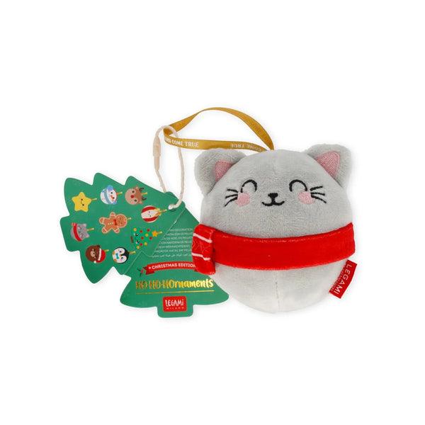 LEGAMI Plush Christmas Decoration - Kitty - Oh-Oh-Ohrnaments