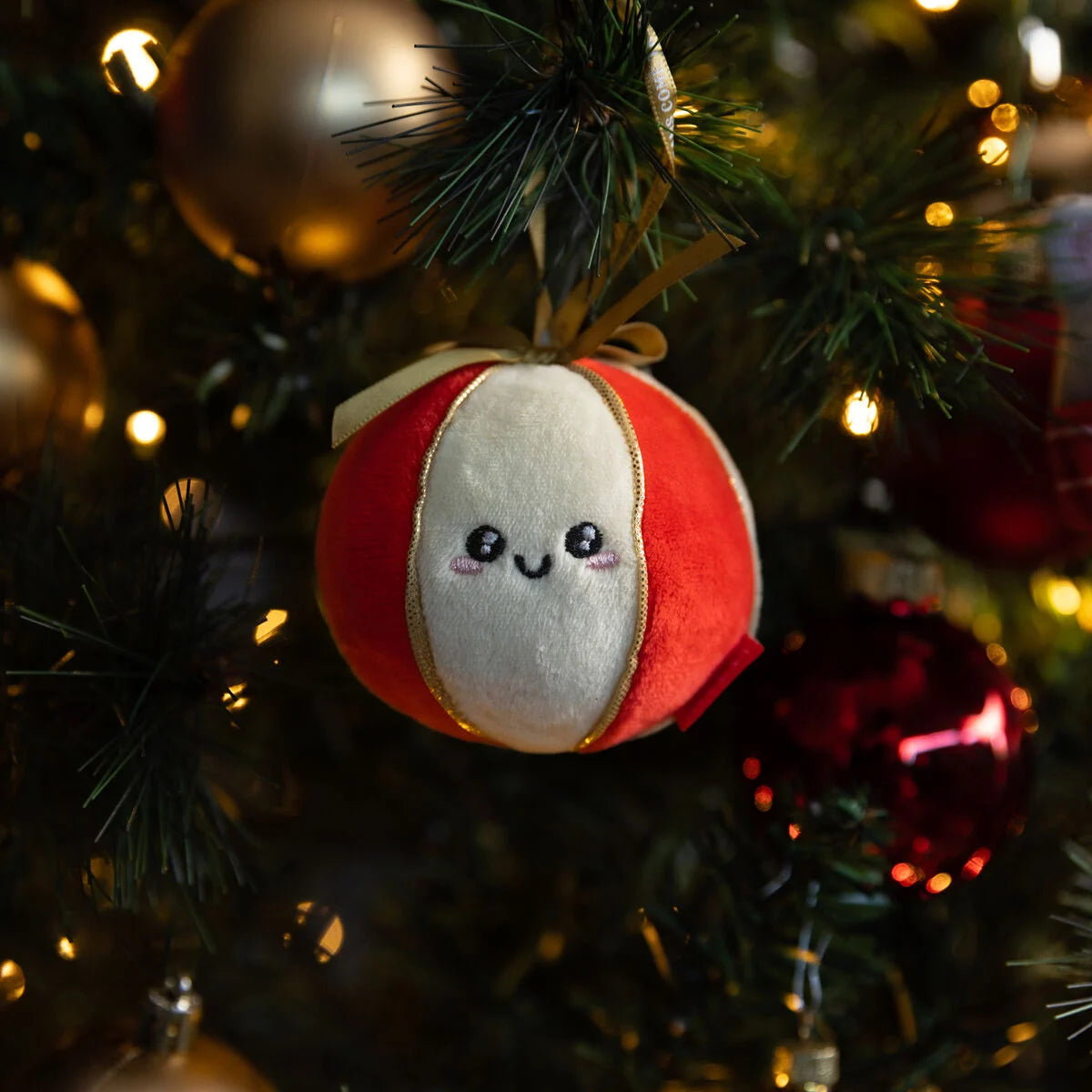 LEGAMI Plush Christmas Decoration - Bauble - Oh-Oh-Ohrnaments