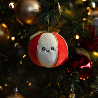 LEGAMI Plush Christmas Decoration - Bauble - Oh-Oh-Ohrnaments