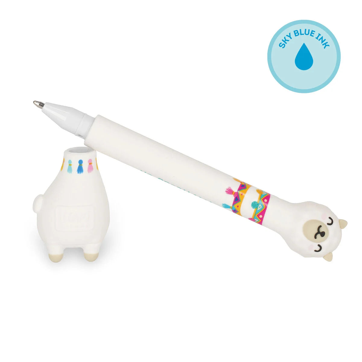 LEGAMI Ballpoint Pen with Base - Stand-Ink Ovation - Llama