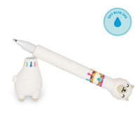 LEGAMI Ballpoint Pen with Base - Stand-Ink Ovation - Llama