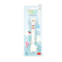 LEGAMI Ballpoint Pen with Base - Stand-Ink Ovation - Llama