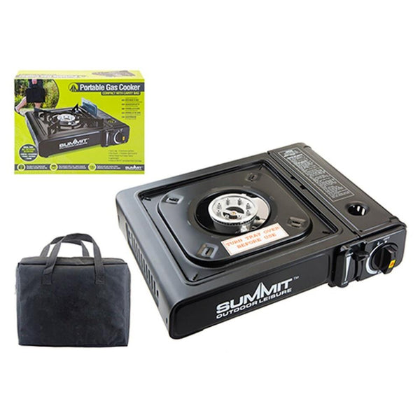 SUMMIT Portable Gas Stove In Carry Bag