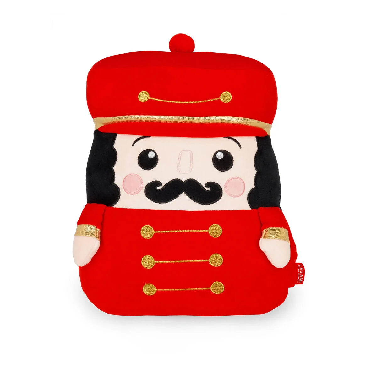 LEGAMI Christmas Nutcracker Cushion - Super Soft!