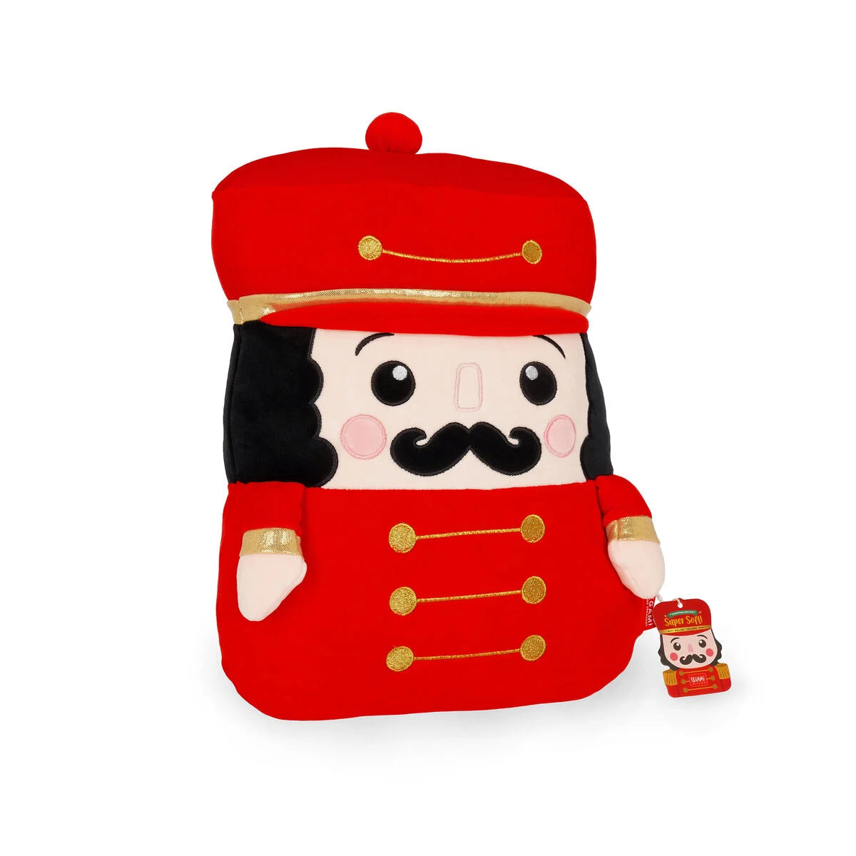 LEGAMI Christmas Nutcracker Cushion - Super Soft!