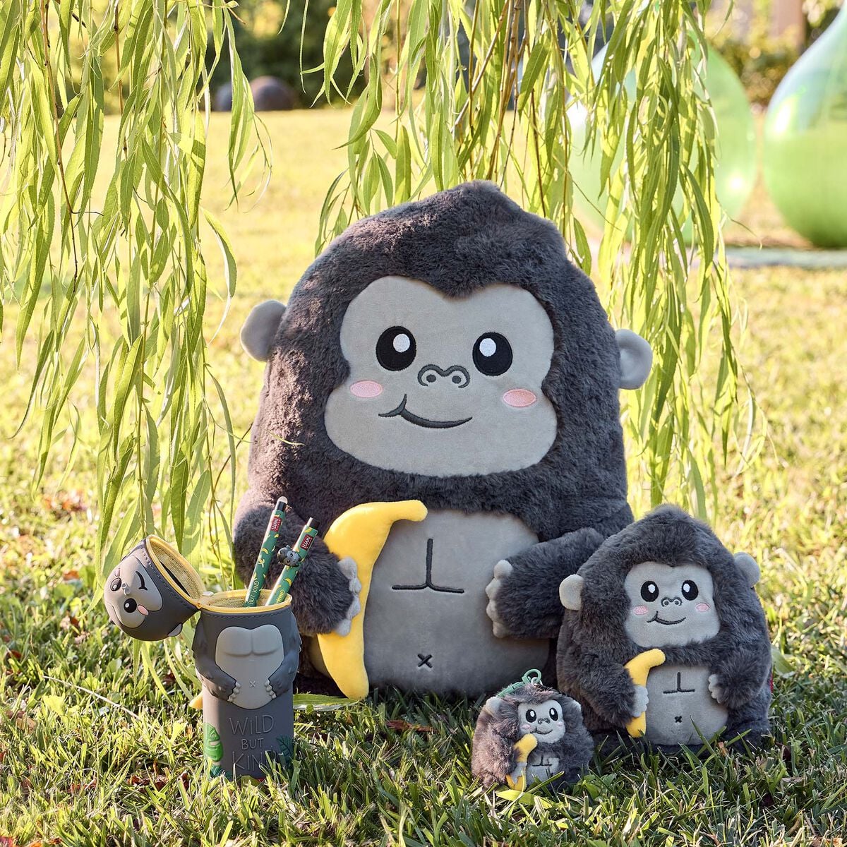 LEGAMI Gorilla Plush Key Ring - Tiny Super Soft!
