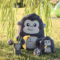 LEGAMI Gorilla Plush Key Ring - Tiny Super Soft!
