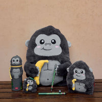 LEGAMI Gorilla Plush Key Ring - Tiny Super Soft!